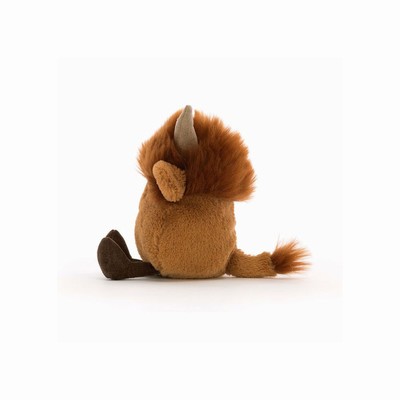 Jellycat Amuseabean Highland Cow Farmyard USA | 80631EXMS